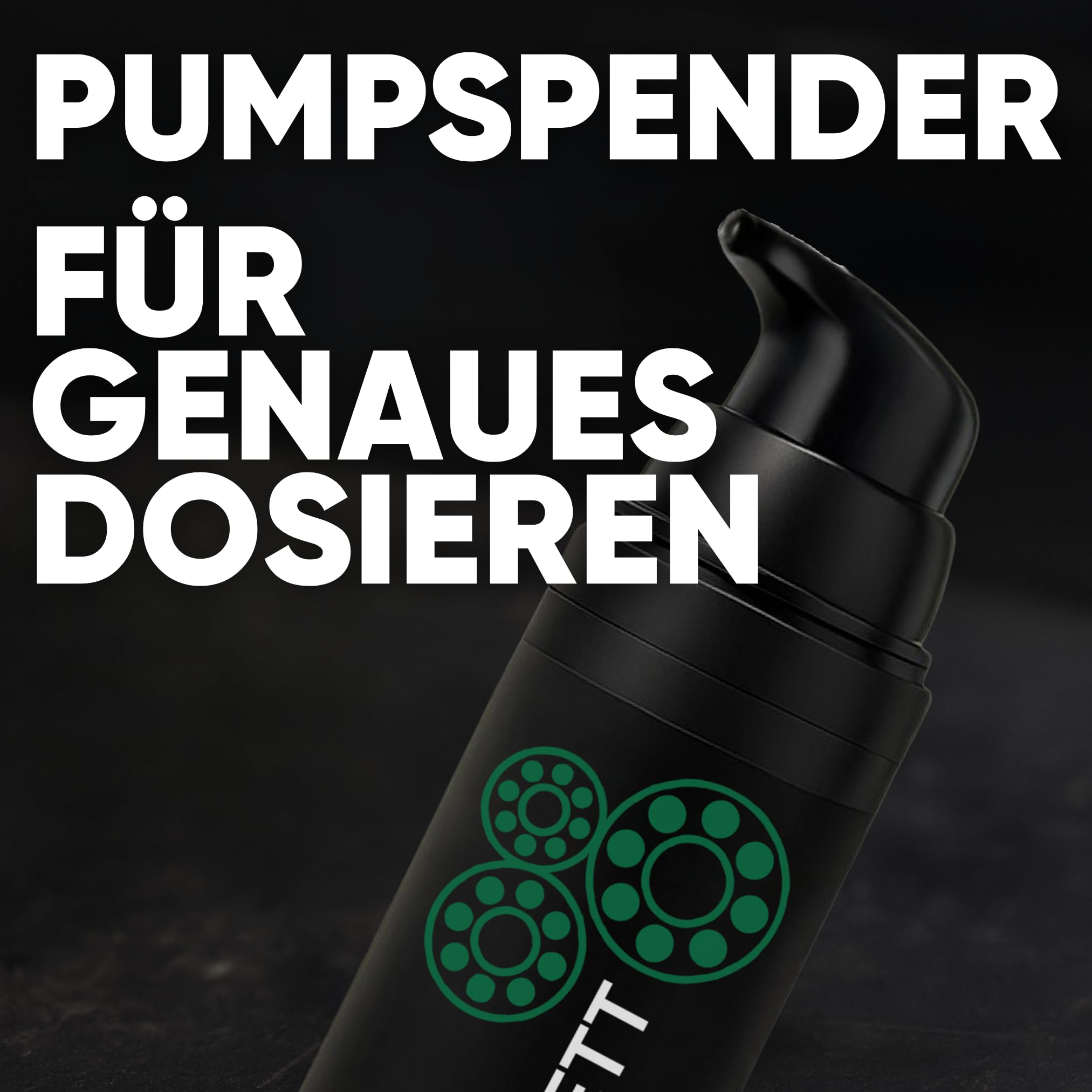 24SENDIT Fahrrad Lagerfett 100ml im Pumpspender, für alle Fahrradtypen | Fett einsetzbar für Achsen, Pedale, Lager & Steuersatz – für Citybike, Rennrad, MTB & Gravel