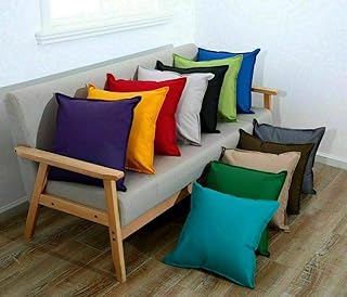 ANZ GLOBAL - Outdoor Waterproof Filled Cushion, Wipe Clean Square 18 x 18 Inch Breathable Fabric For Any Garden Bench Patio Chair 45cm x 45cm (Purple)