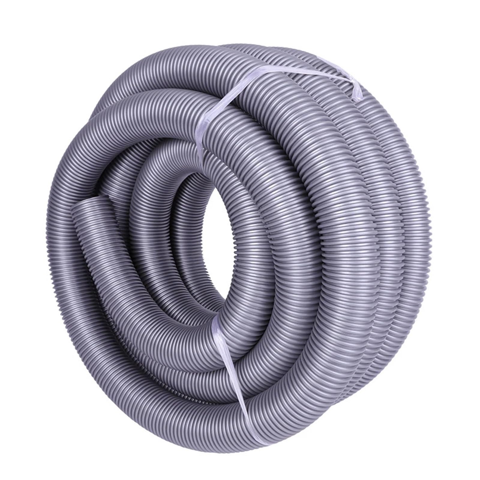 Tubo Flessibile For Aspirapolvere In PVC Grigio, Aspirazione Polvere, Tubo Di Scarico Fumi, Tubo Dell'aria, 1 Metro, Diametro Interno 30-100 Mm, 1000 Mm, 1 Pezzo(Inner Diameter 35mm)