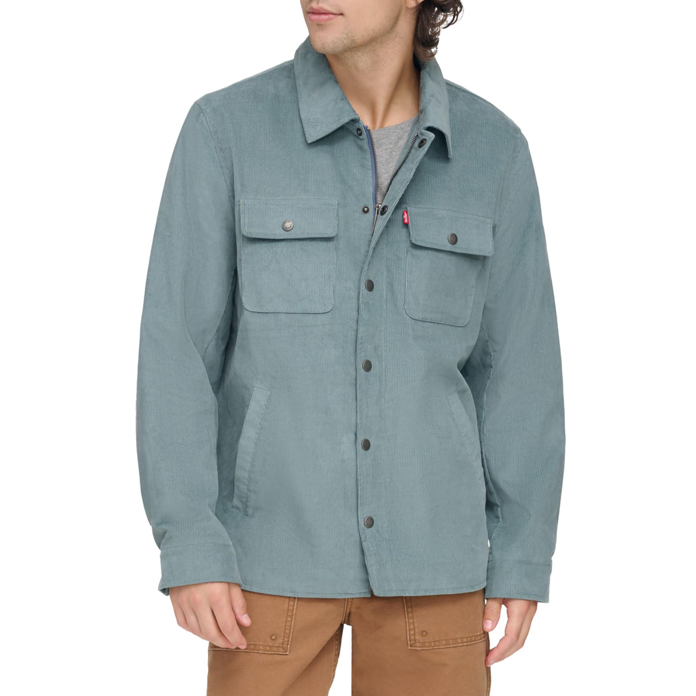 Levi's Men's Corduroy Shirt Jacket, Trooper Unfilled, XXL
