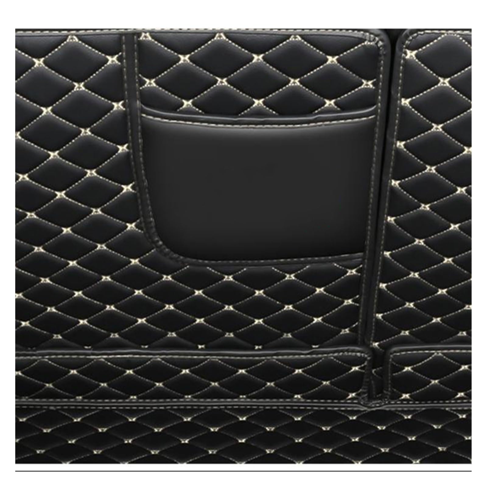 Housse Coffre Tapis De Coffre De Voiture pour Ford pour Explorer 2011 – 2017, Doublure De Chargement, Couverture De Pièces Intérieures Housse Protection Coffre (Couleur : D Black Red)