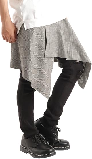 Amazon バレッタ Valletta チェック柄 巻きスカート メンズ 日本製 Fサイズ グレンチェック ファッション小物 通販 Amazon バレッタ Valletta チェック柄 巻きスカート メンズ 日本製 Fサイズ グレンチェック ファッション小物 通販