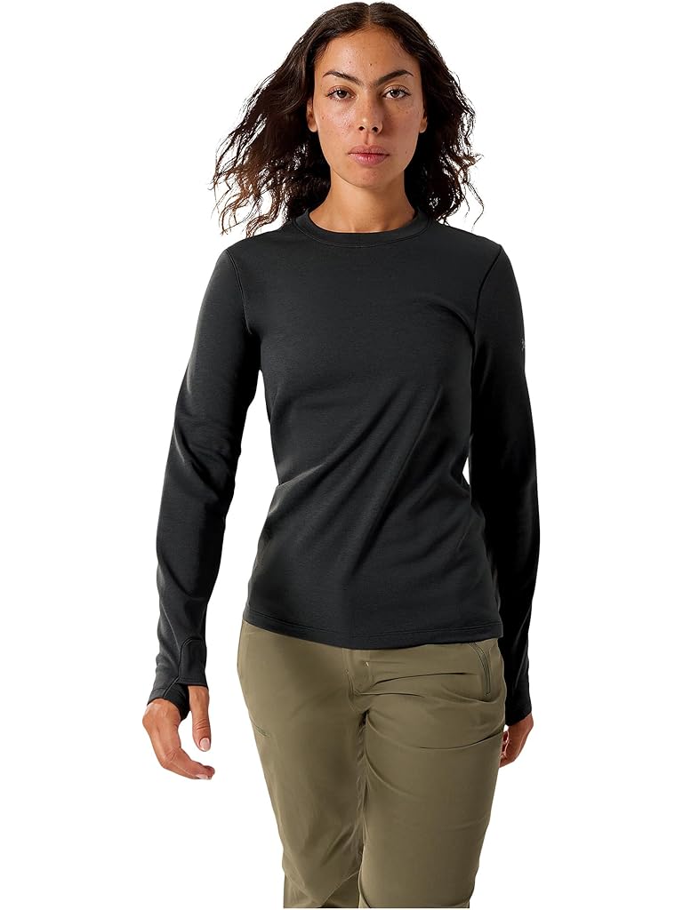 Gray Arc'teryx Taema Thermal Crew Long Sleeve
