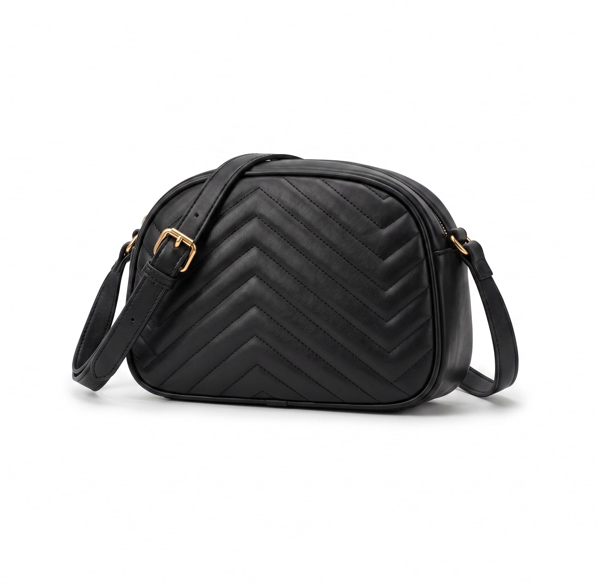 prestigious Women's Black Sling Bag - Classic Crossbody Purse for Girls & Ladies | PU Leather Everyday Shoulder Bag-picture-32