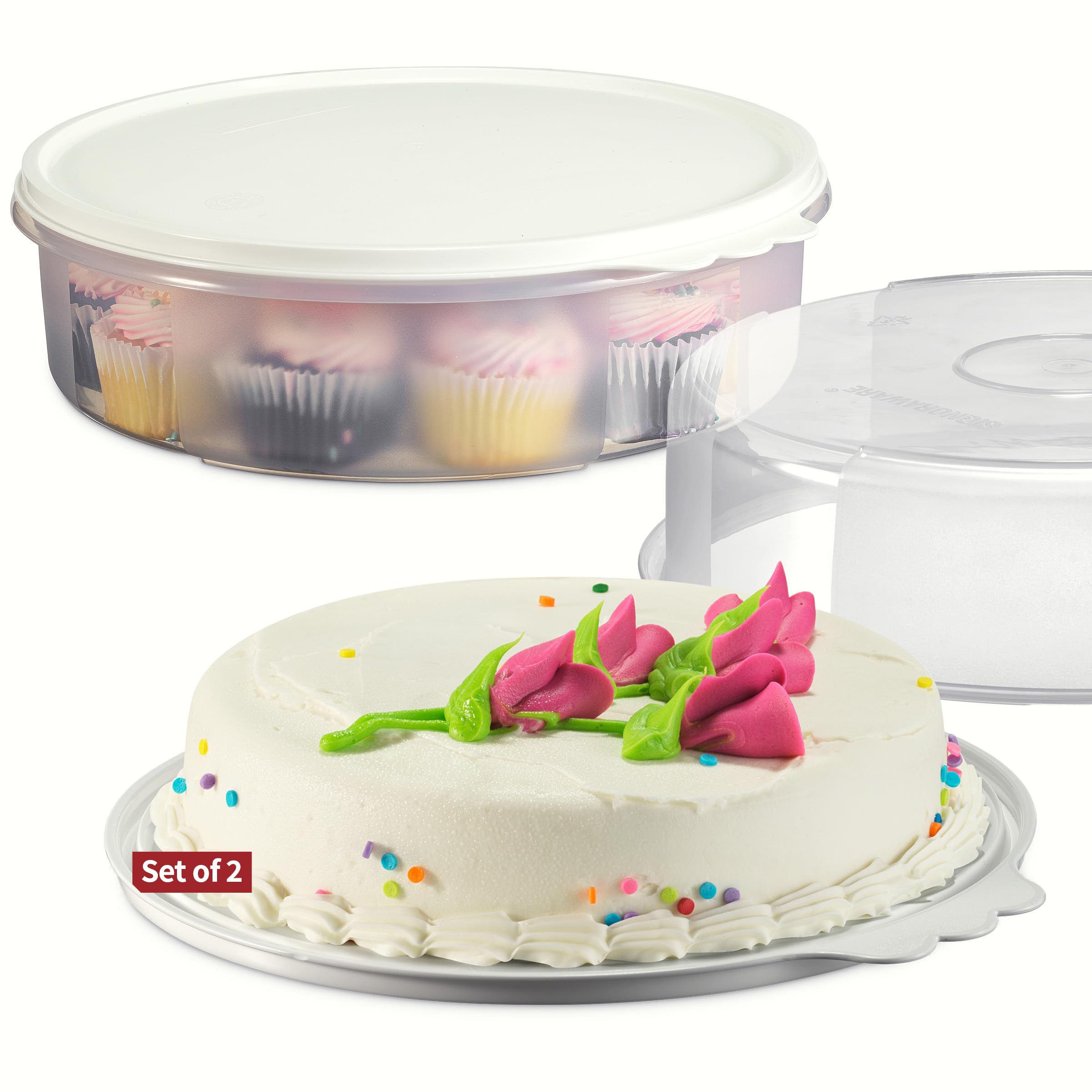 Signoraware BPA Free Food Containers - Set of 2 -7 Signoraware BPA Free Food Containers - Set of 2 -7
