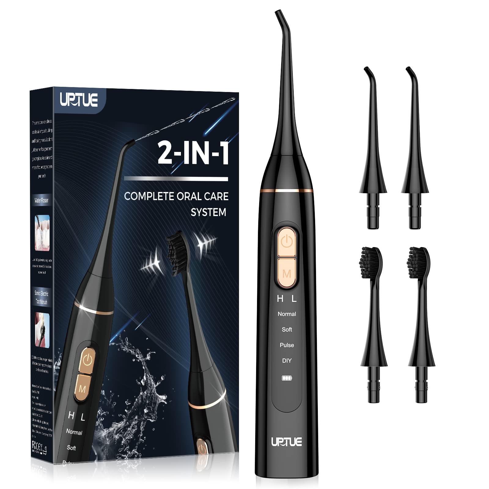 Buy Water Flosser & Electric Toothbrush Combo, 2in1 Cordless Water