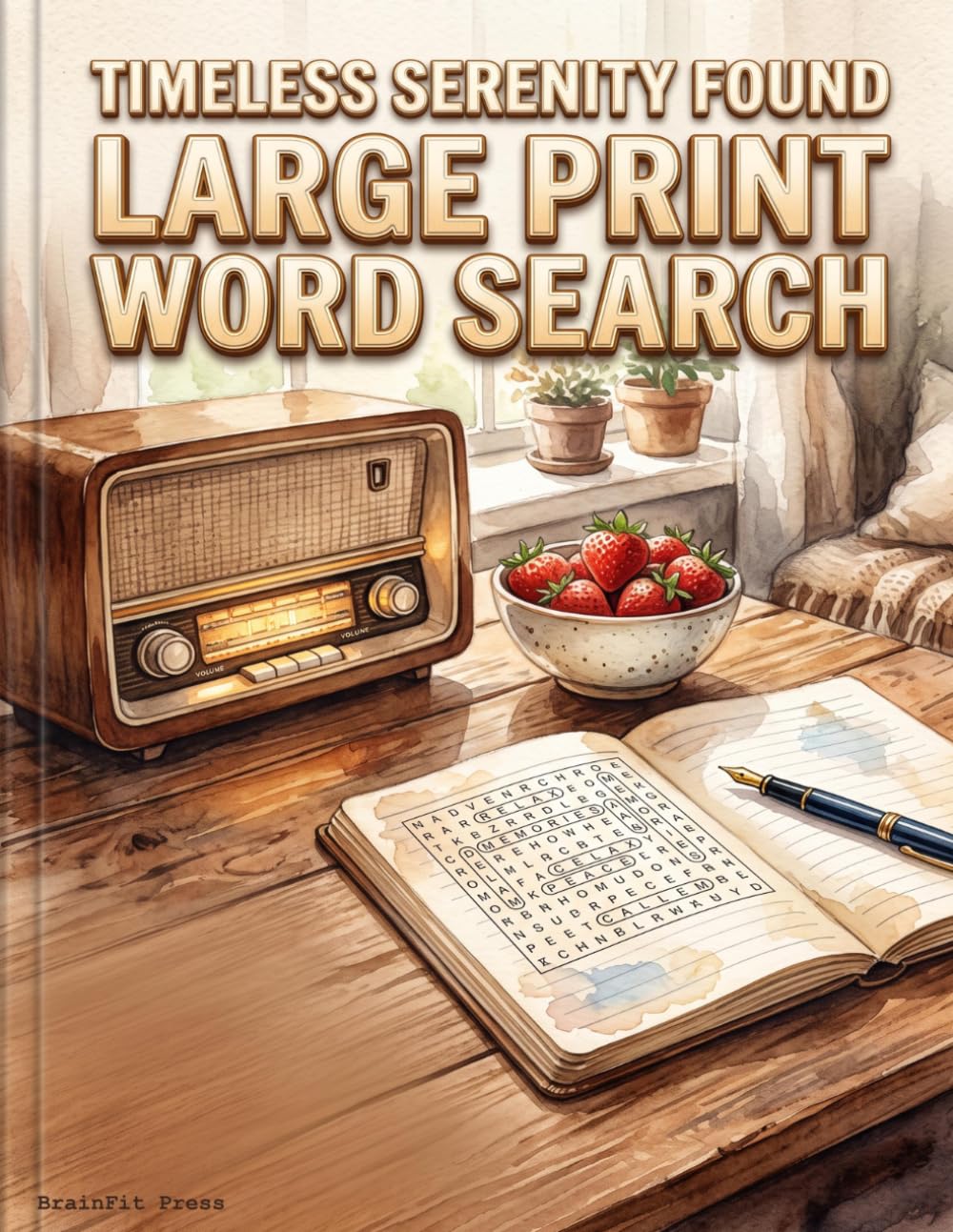 Timeless Moments of Serenity: Large Print Word Search
