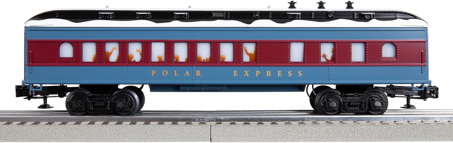 Lionel The Polar Express, Electric O Gauge Model Train Cars, Diner Car (684604)