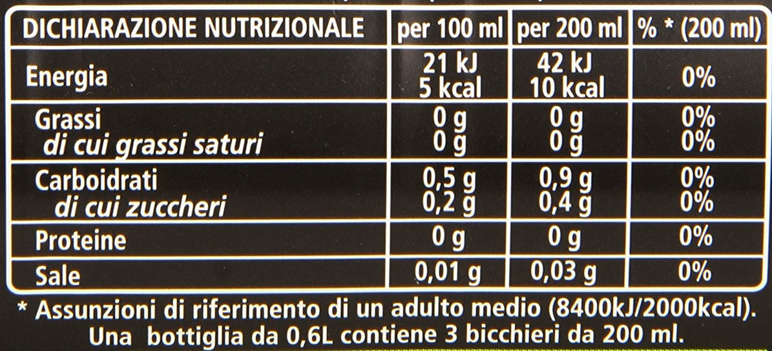 Limone Zero limonada sin azúcar PET 0,6 litros