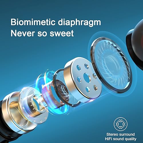 Miniatura 4 de Auriculares inalámbricos Bluetooth Auriculares Bluetooth con huella dactilar T-ouch Auriculares inalámbricos Bluetooth para colgar en el cuello