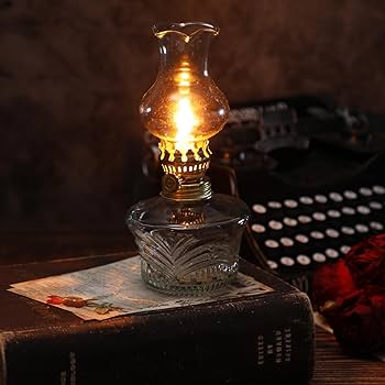 【アンティーク】ガラス オイルランプ / ランタン Amazon.co.jp: Yexiya 6セット 6セット ビンテージガラス灯油ランプ