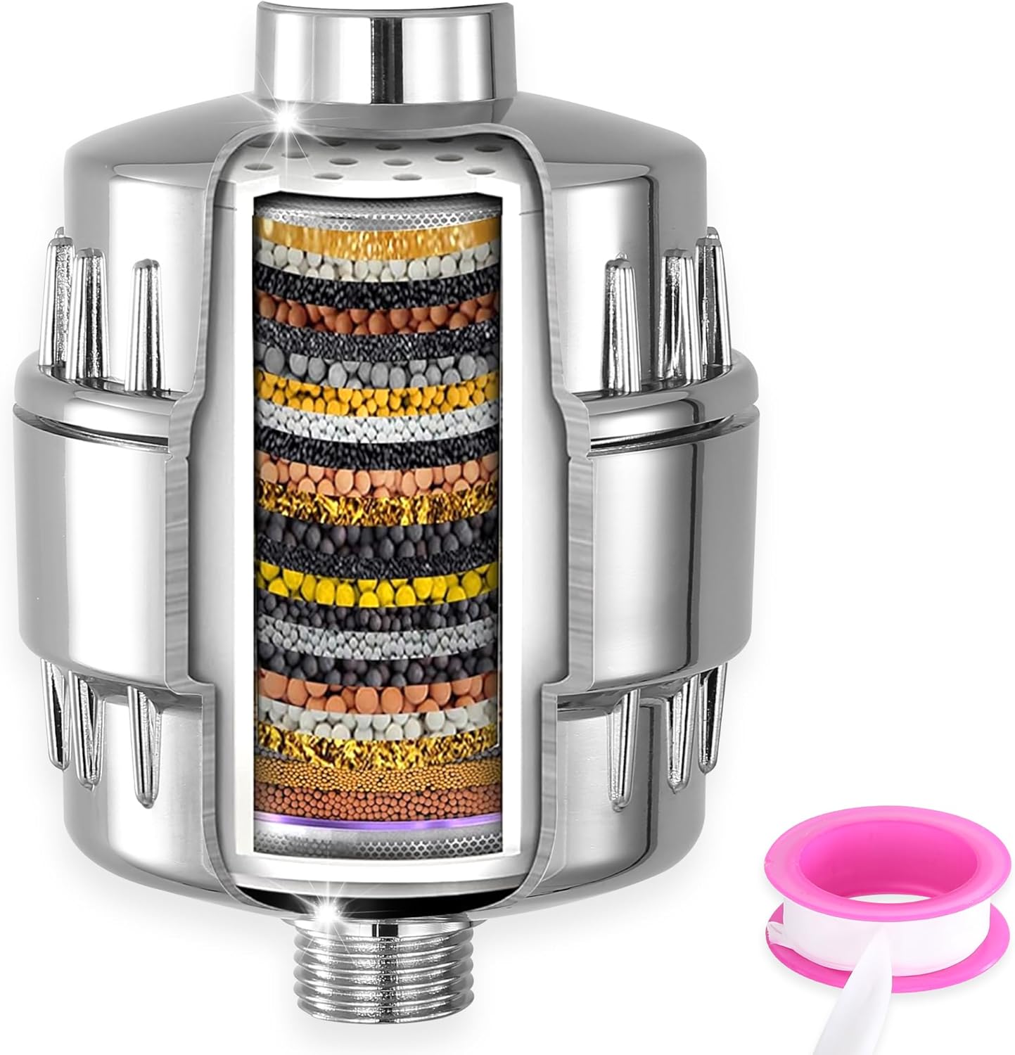 CRESZZLE Ultimate 22Stage Shower Filter with Vitamin C Hard Water