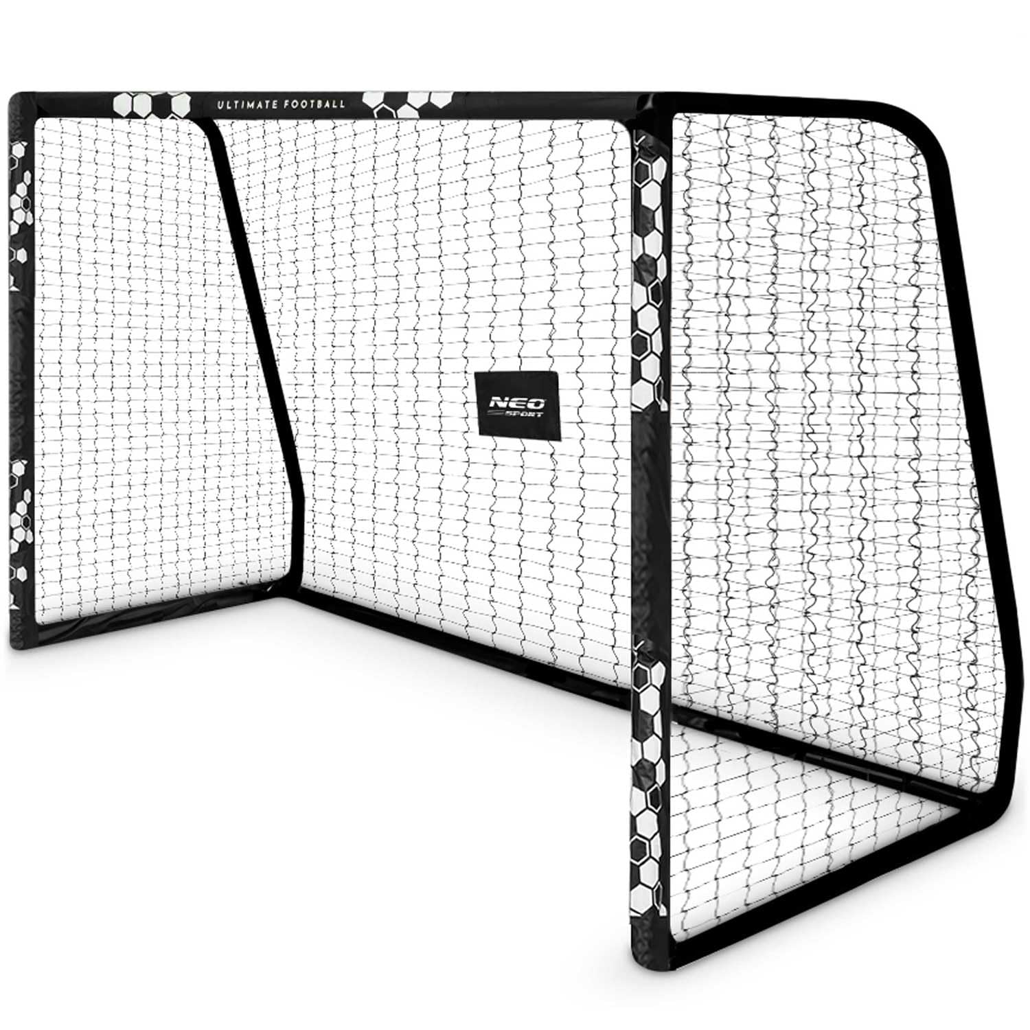 Neo-Sport Bramka Do Piłki Nożnej Dla Dzieci i Dorosłych Z Pokrowcem Na Stelaż 300 x 200 x 120 cm