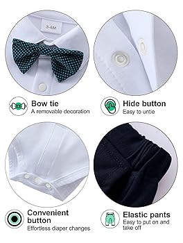 Completo Gentiluomo Bambino - 3 Pezzi Per Battesimo E Cerimonie, 0-24 Mesi - Foto 7