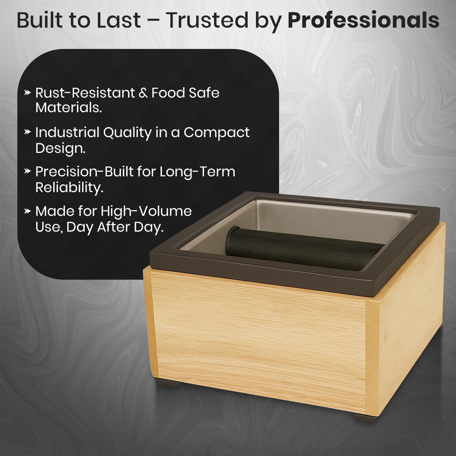 ラトルウェア ノックボックス メープルRattleware Knock Box Amazon.com: Rattleware Stainless Maple Holder Knock Box