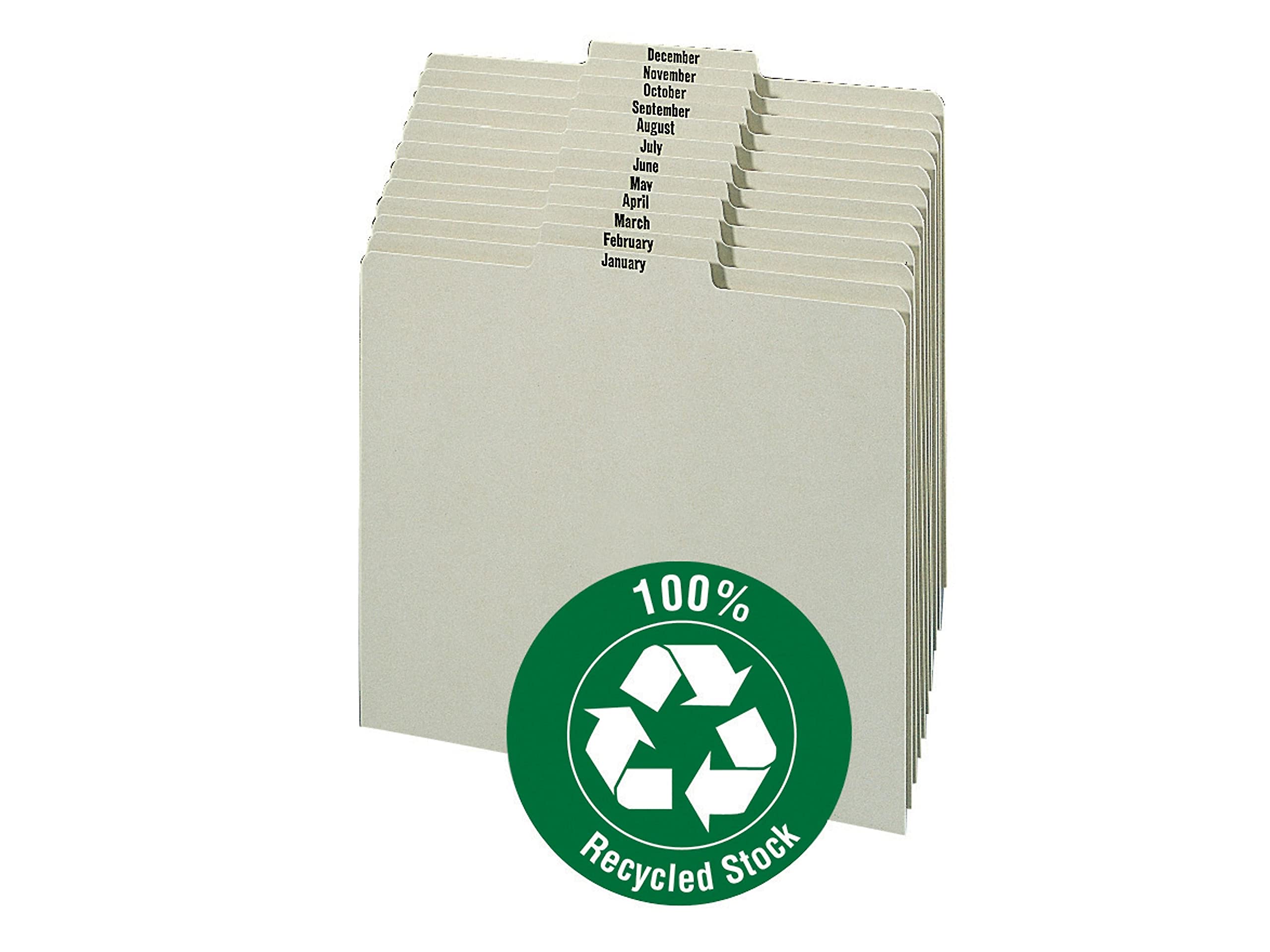 Smead Alphabetic Top Tab Indexed File Guide Set - SMD50176