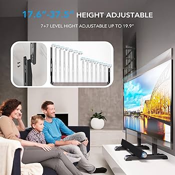 Amazon.com: AX WABER Table Top TV Stand with Height Adjustable TV