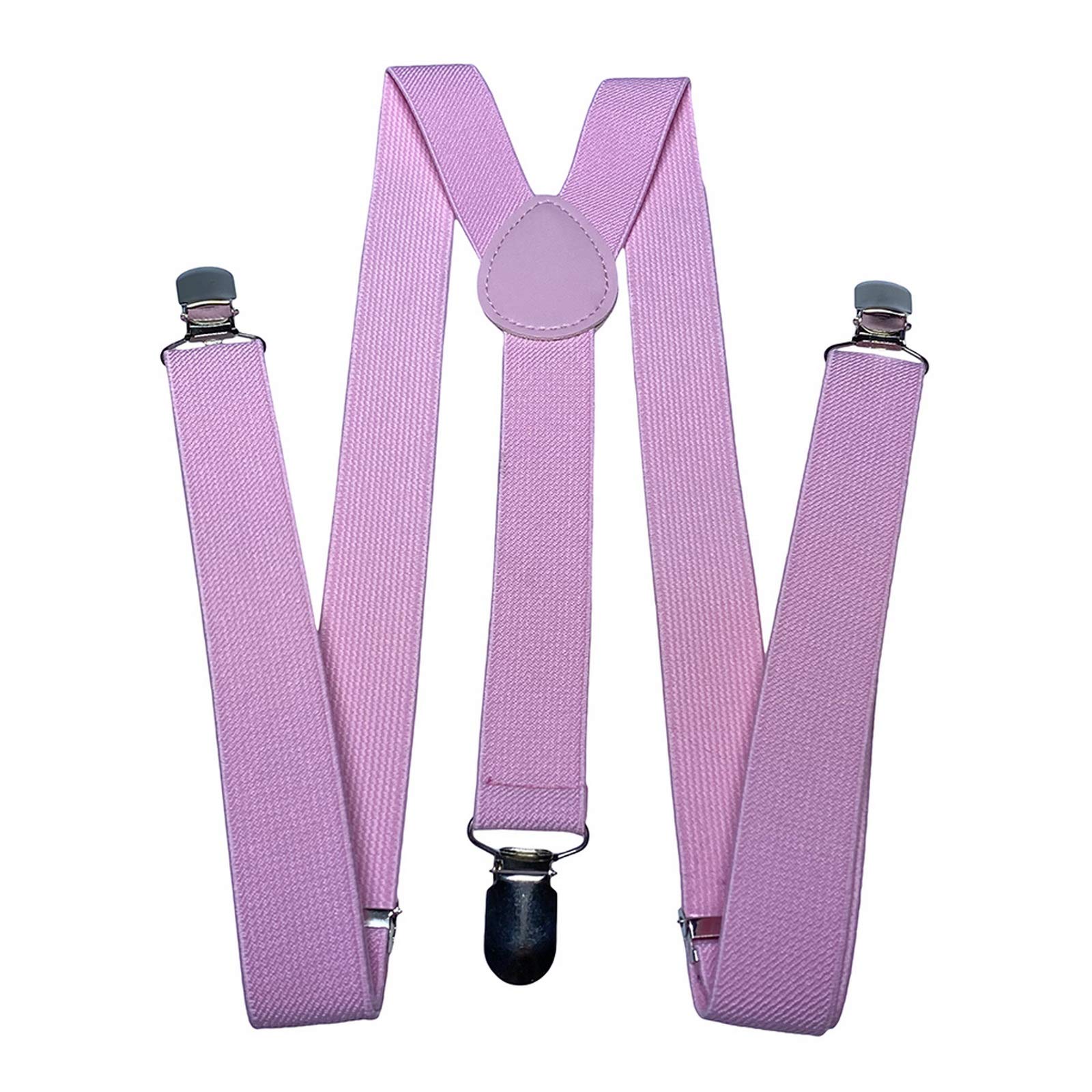 Tirantes elásticos anchos ajustables en forma de Y con 3 clips fuertes, para mujer, niños y niñas.