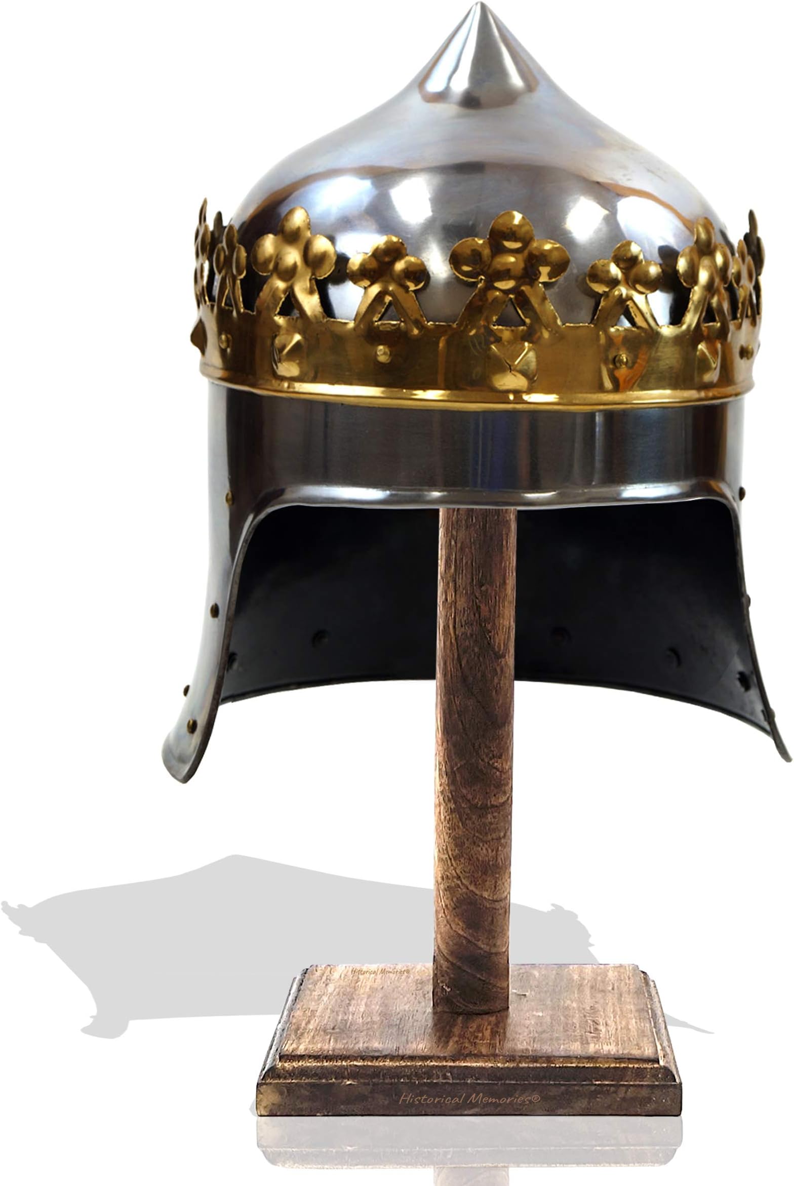 Antique Replica 13Th Century King Robert The Bruce Medieval Armor Display Helmet 18ga Steel Templar