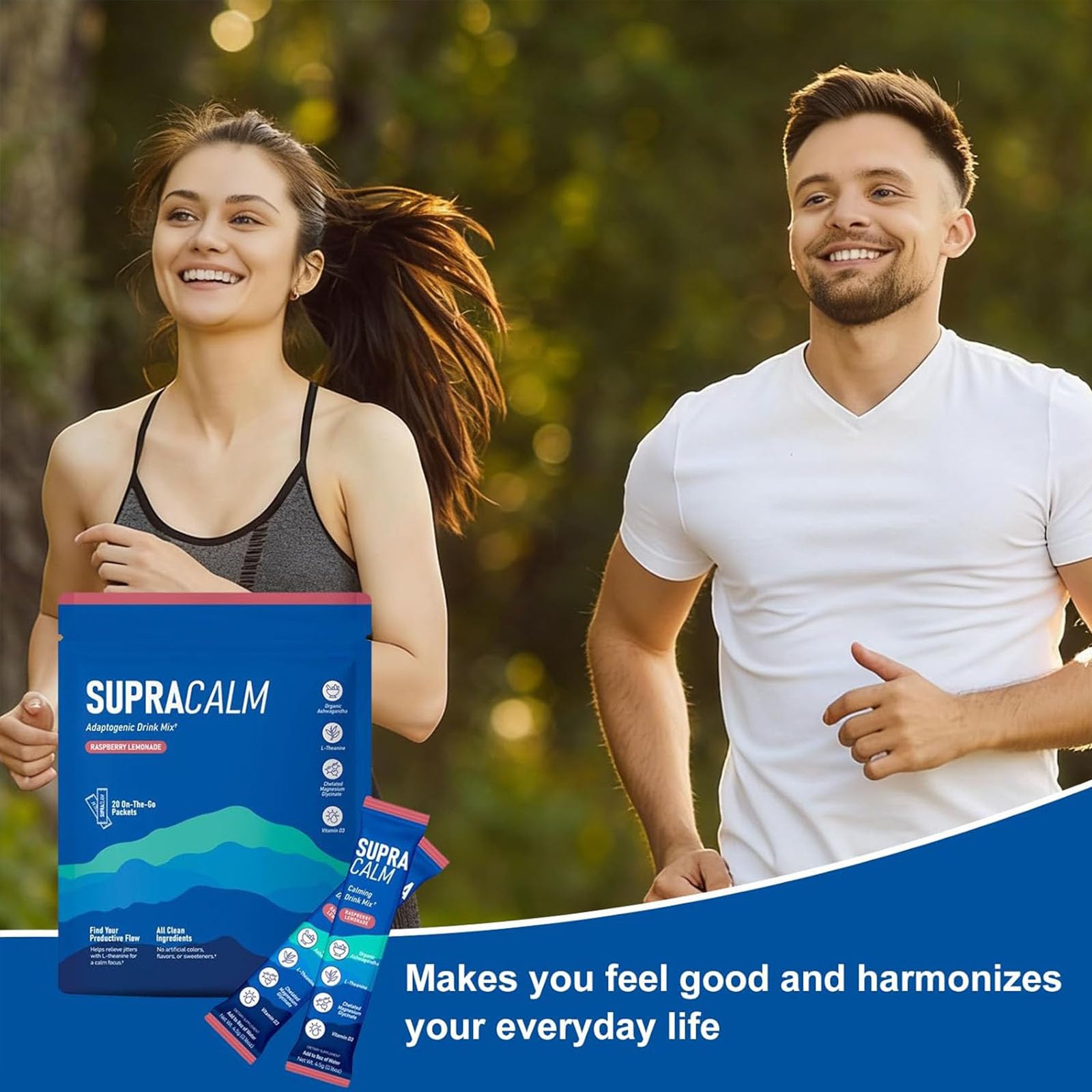 Super Cortisol Drink, Polvo de Cortisol Supercalm Natural, Mezcla de Bebida Relajante Súper Calmante para Alivio de Sueño y Estrés, Relajación y Concentración y Sleep, Apto Unisex (2 paq)