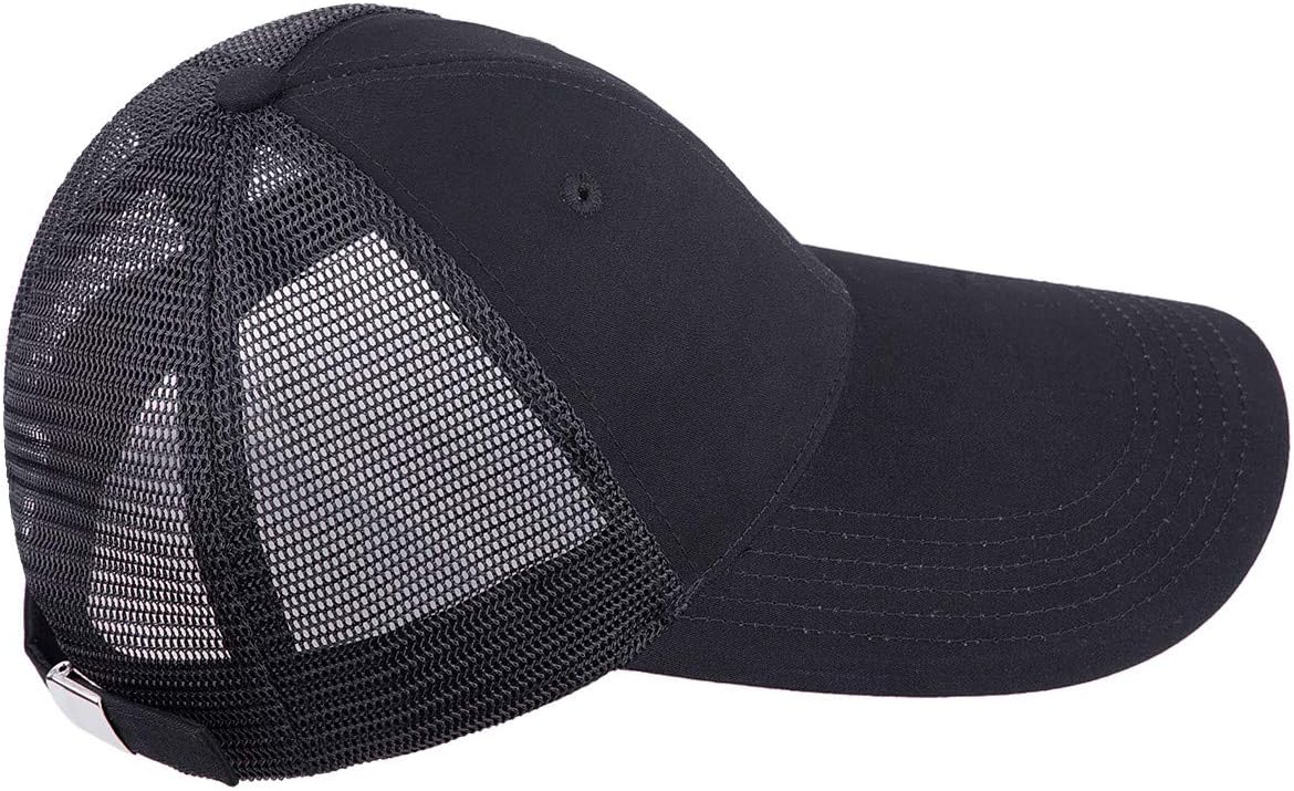 Sportmusies Extra Long Brim Mesh Back Baseball Caps for Men Women Adjustable Breathable Visor Mesh Hat - Image 2