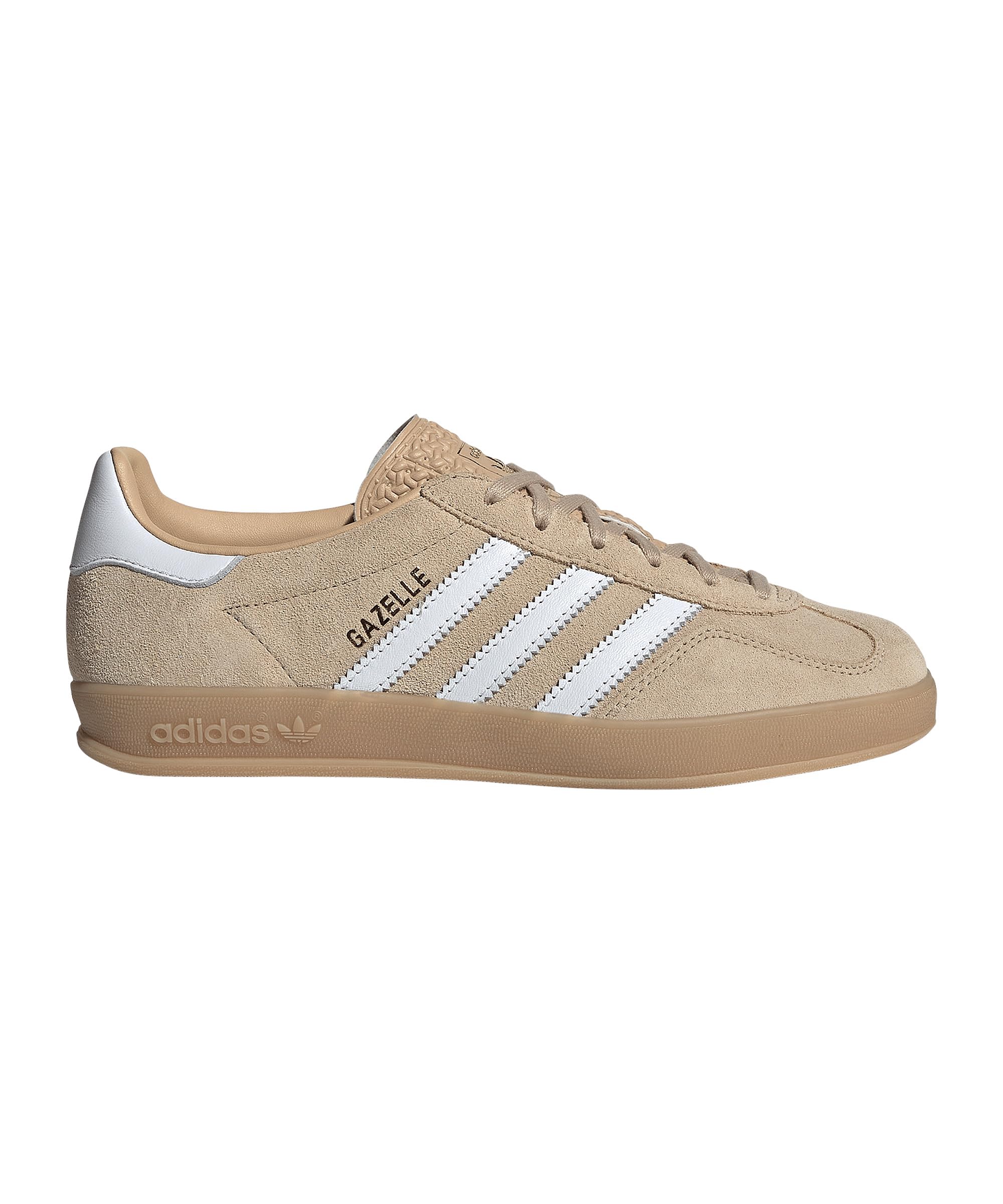 adidas Gazelle Indoor Women's Sneaker's, Magic Beige/Cloud White/Gum, Size 8.5