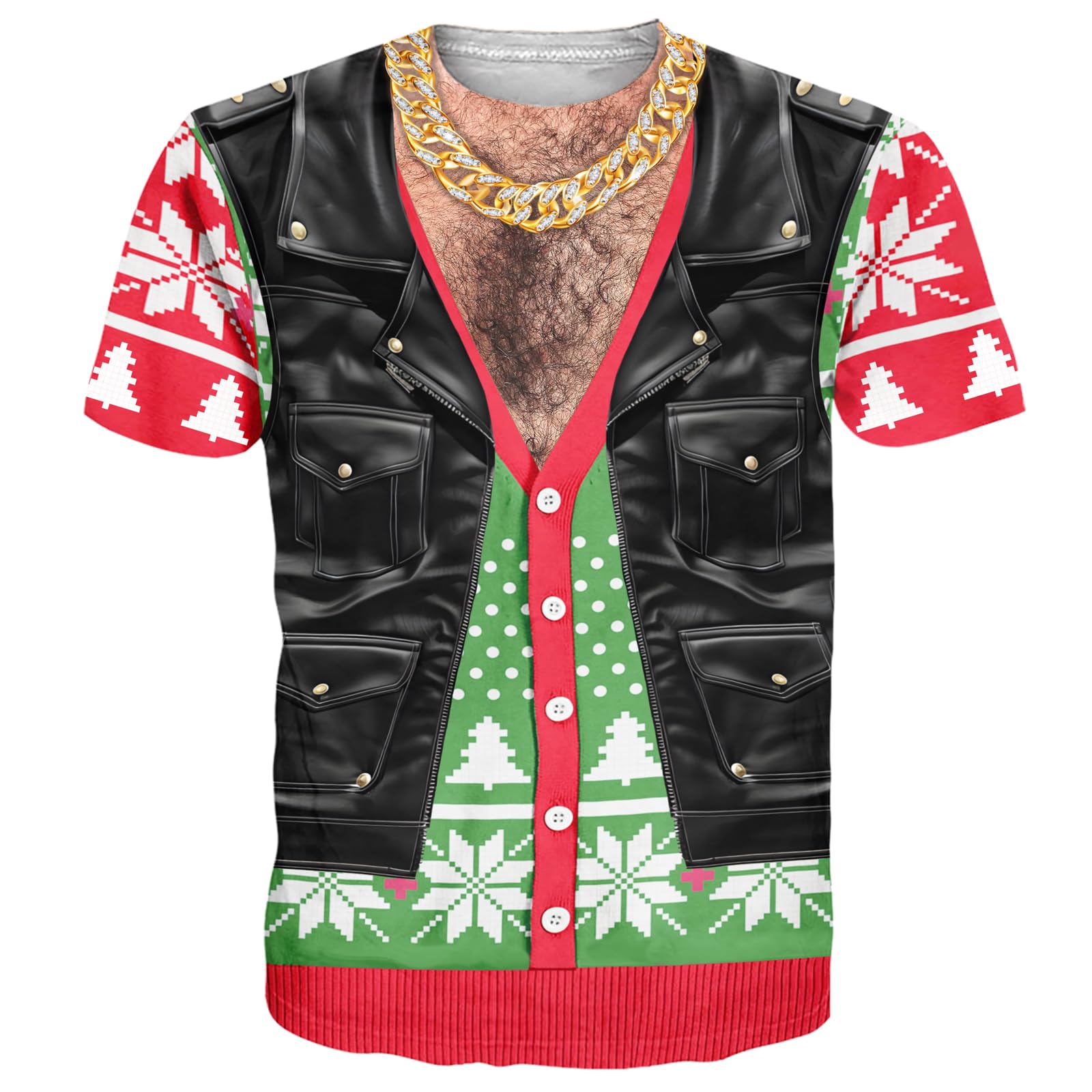 Loveternal Unisex T-Shirt 3D Stampato Magliette Uomo Divertenti Manica Corta Camicia S-3XL