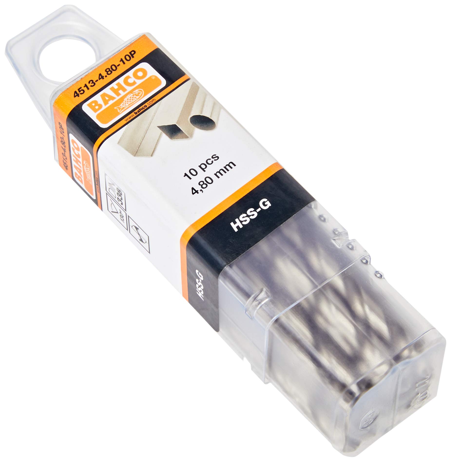 Foret HSS-G 4.80 rectifié haute longévité avec sa boîte de 10 unités
