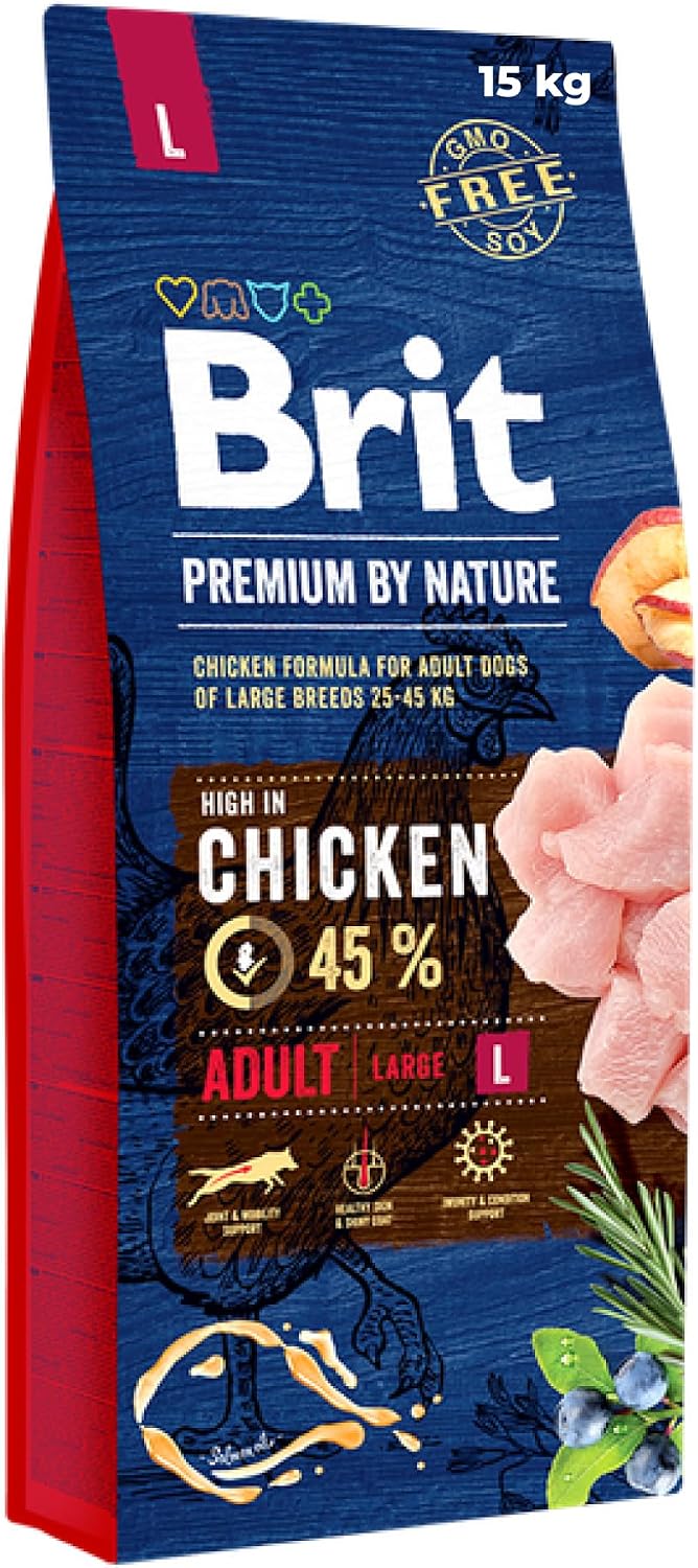 Brit Premium by Nature Adult L sucha karma dla psów, 15 kg