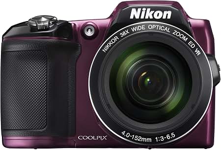 Amazon.com: Nikon Coolpix l840 38X Wide Optical Zoom (Color Plum)