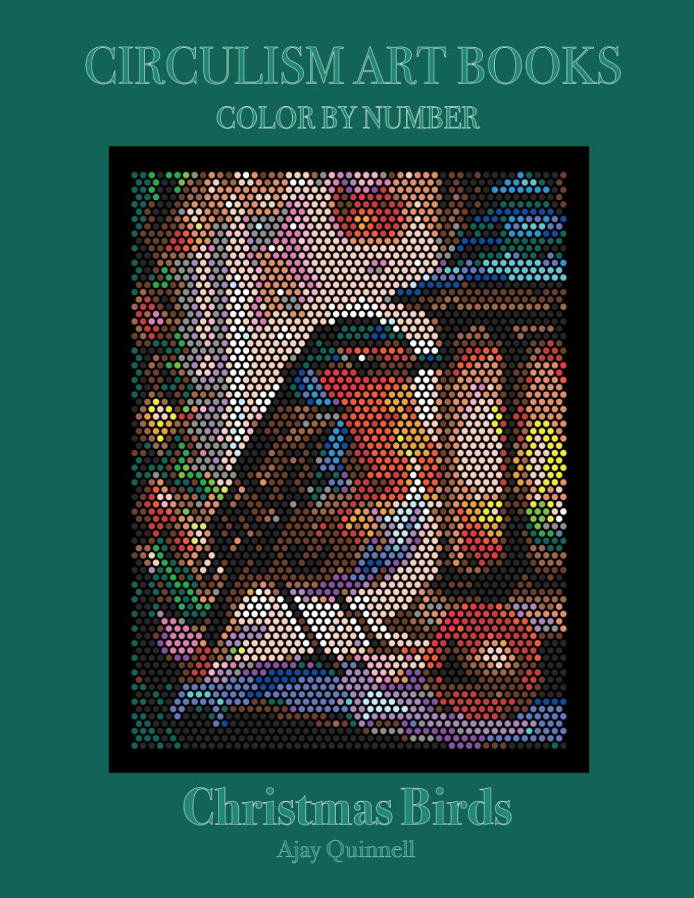 Christmas Birds - Color by Number Book : Superior paper edition