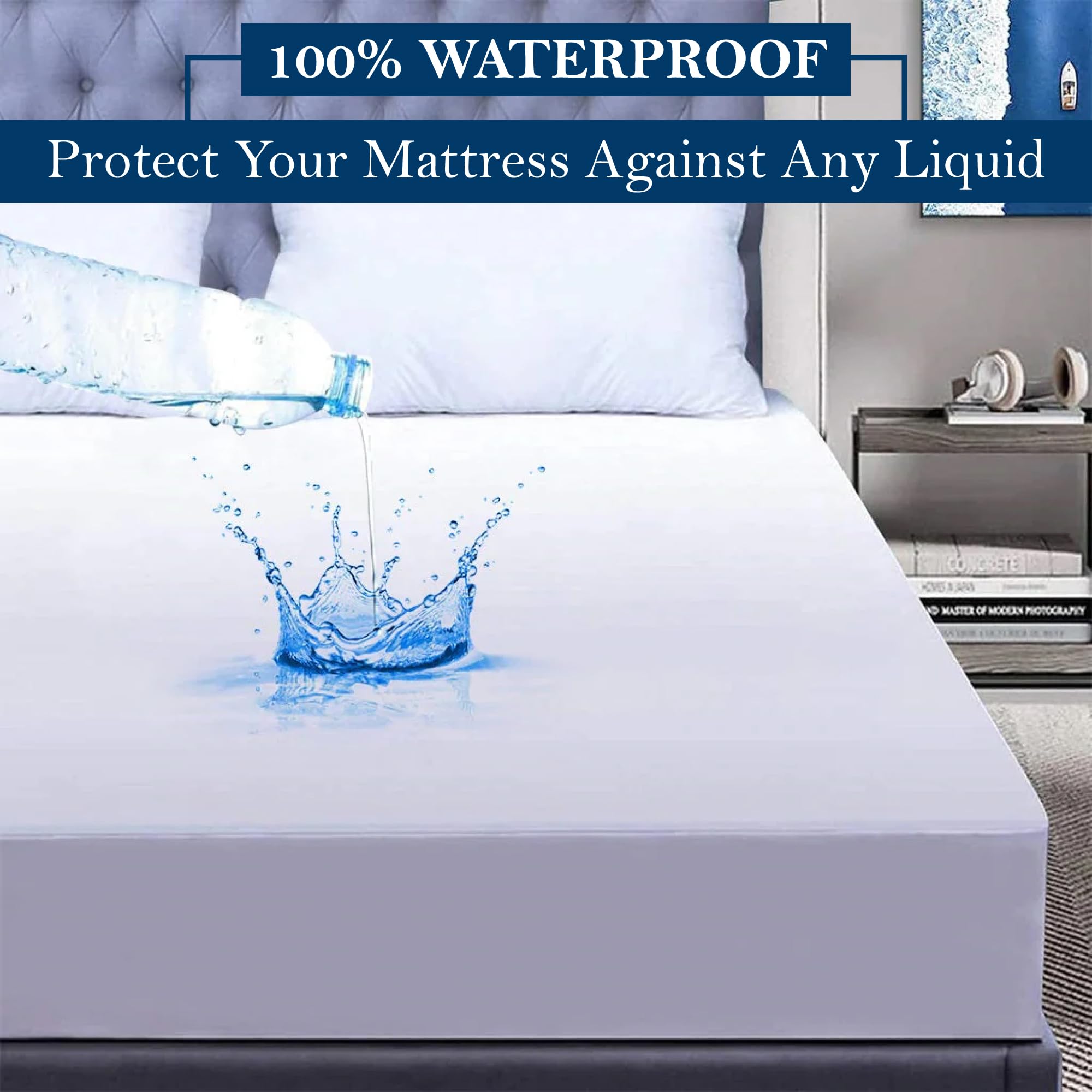 Coprimaterasso Per Neonati Anti Cimice Da Letto - Bianco - - 19.00