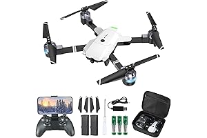 ATTOP Quadcopter for Adults, 1080P Camera Drone w/Storage Bag