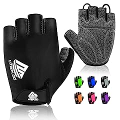 Bike Gloves for Men Women with Anti-Slip Shock-Absorbing Pad, Light Weight Half-Finger Cycling Gloves