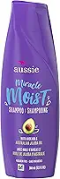 Aussie Para cabelos secos – Aussie Shampoo Miracle Moist sem parabenos com abacate e jojoba, 12,1 Fl Oz