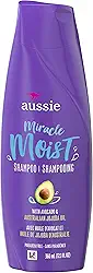 Aussie Para cabelos secos – Aussie Shampoo Miracle Moist sem parabenos com abacate e jojoba, 12,1 Fl Oz