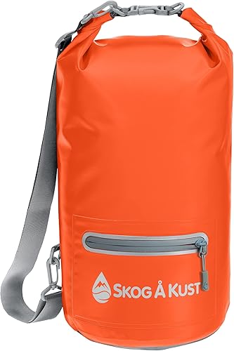 Skog Ă… Kust DrySĂĄk - Bolsa seca impermeable con bolsillo exterior con cremallera para kayak rafting navegar nataciĂłn campamento senderismo playa Skog Ă… Kust DrySĂĄk - Bolsa seca impermeable con bolsillo exterior con cremallera para kayak rafting navegar nataciĂłn campamento senderismo playa