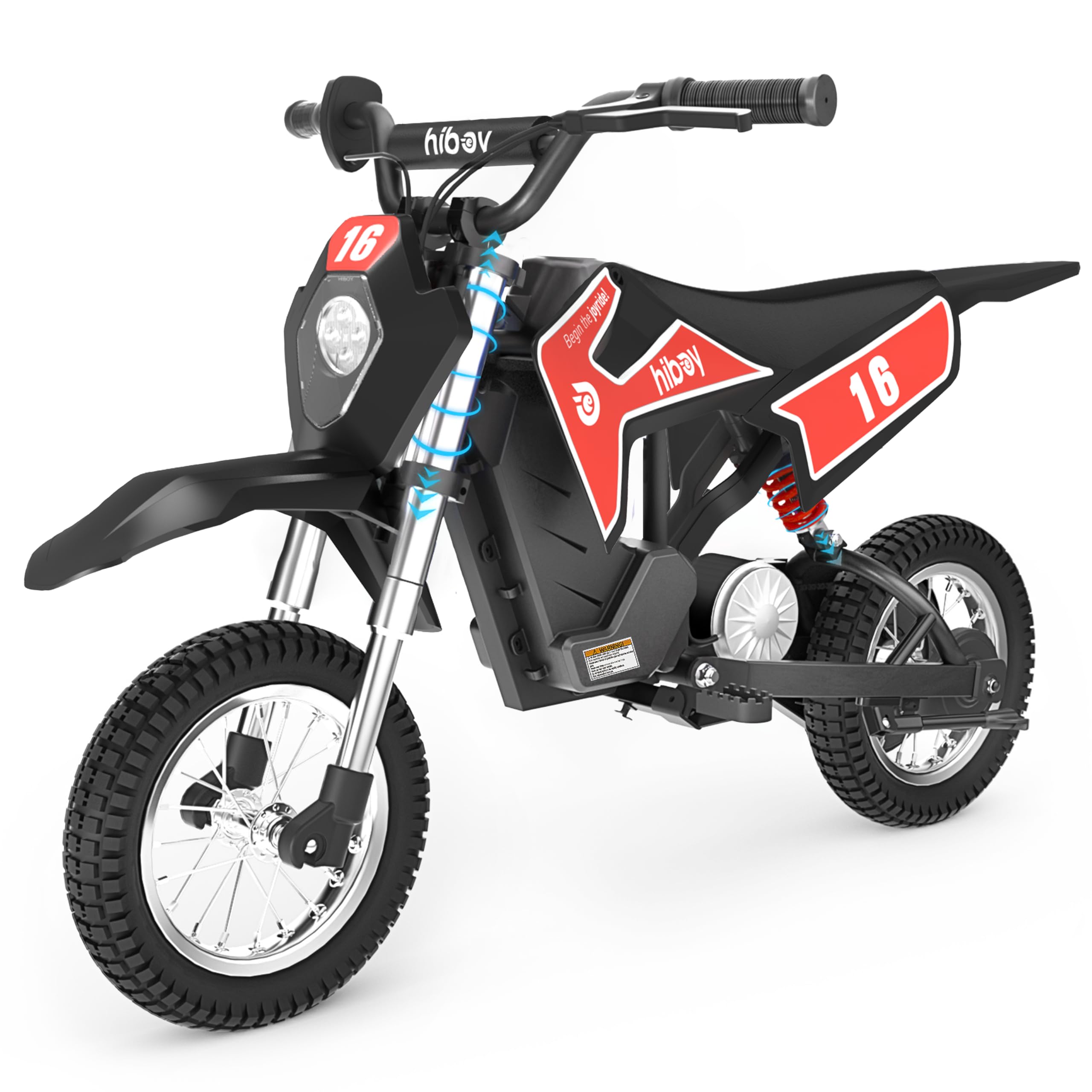 Hiboy DK1 36V Electric Dirt Bike,300W Electric Motorcycle - Up to 15.5MPH & 13.7 Miles Long-Range,3-Speed Modes Motorcycle for Kids Ages 3-10Hiboy DK1 36V Electric Dirt Bike,300W Electric Motorc…