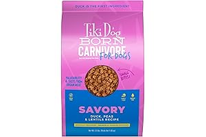 Wellness Tiki Dog Born Carnivore Grain-Free Kibble, Savory Duck, Peas & Lentils Recipe