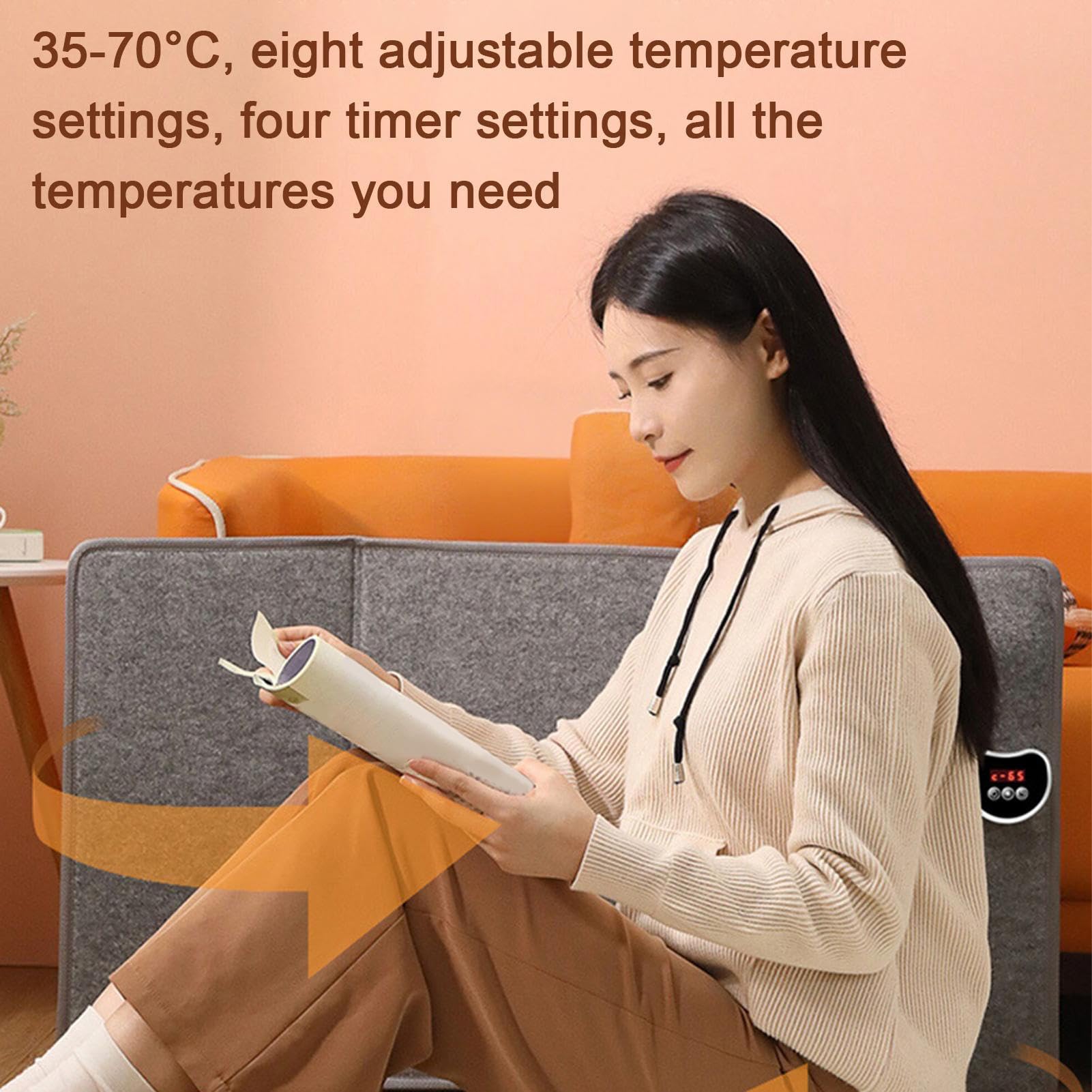 Calentador Para Debajo Del Escritorio | Calefactor Portátil | Calentador De Pies Con Apagado Automático Y Temperatura Ajustable Para Hogar Y Oficina