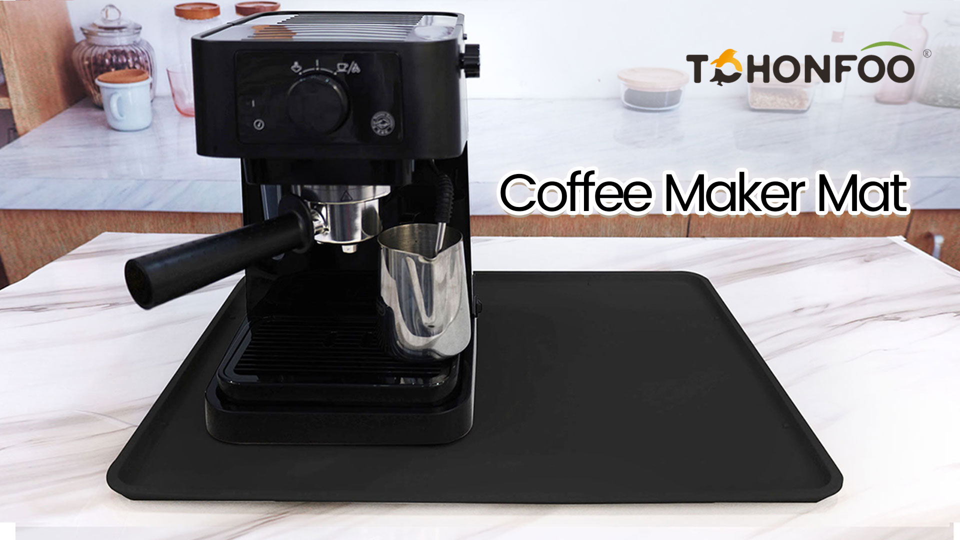 新品未使用　shiromani × session sofhu mat ブラック Amazon.com: TOHONFOO Silicone Coffee Maker Mat with Lip, 19.7'' x