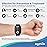 EmeTerm Fashion FDA-Cleared Relieve Nausea Electrode Stimulator Morning Sickness Motion Travel Sickness Vomit Relief Rechargeable No Gel Drug Free Wrist Bands Without Side Effects