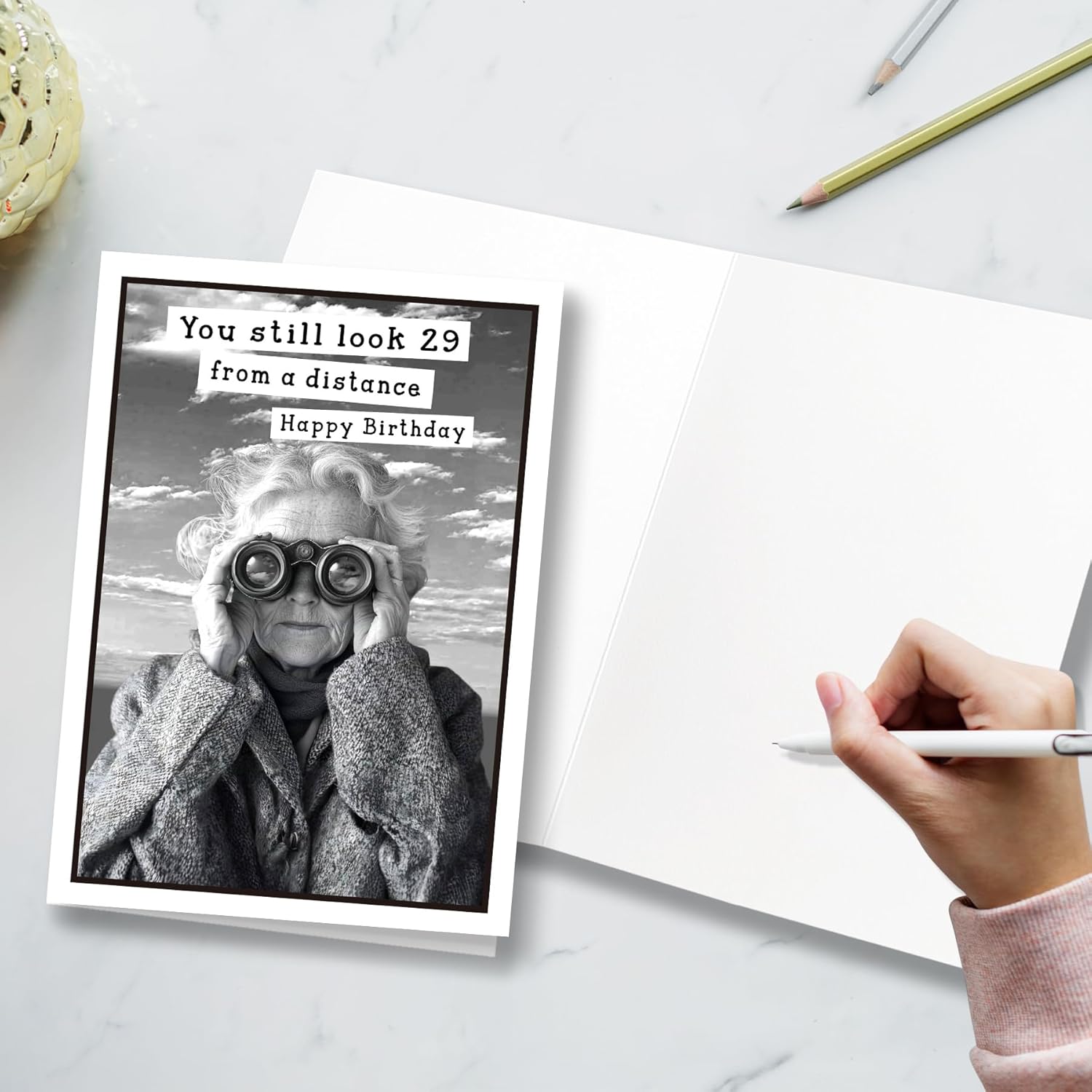 Funny Birthday CardS for Women, 60th birthday cards for women, Suitable for 50th, 60th, 70th, 80th, 90th Birthday, Teasing The Years In A Humorous Way, Birthday Gifts for Friend | Sister | BestFriend - Image 4