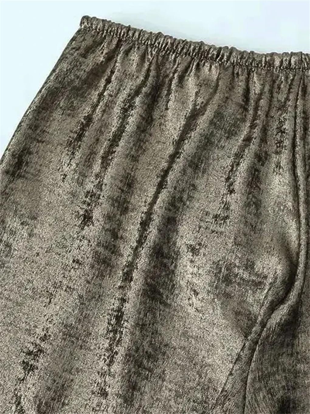 Women's Straight-Leg High-Elastic Drawstring Trousers