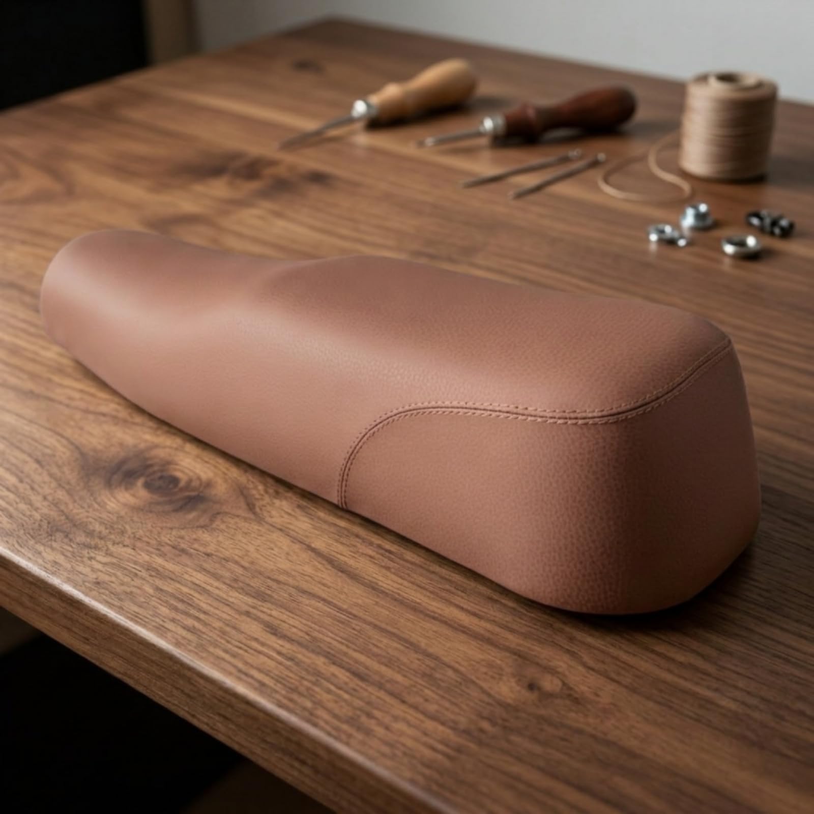Selle de Vélo Selle de Vélo Électrique Selle Ergonomique Selle de Rechange avec Housse Lisse Cousue Design Arrondi pour Confort sous-Face Moulée à
