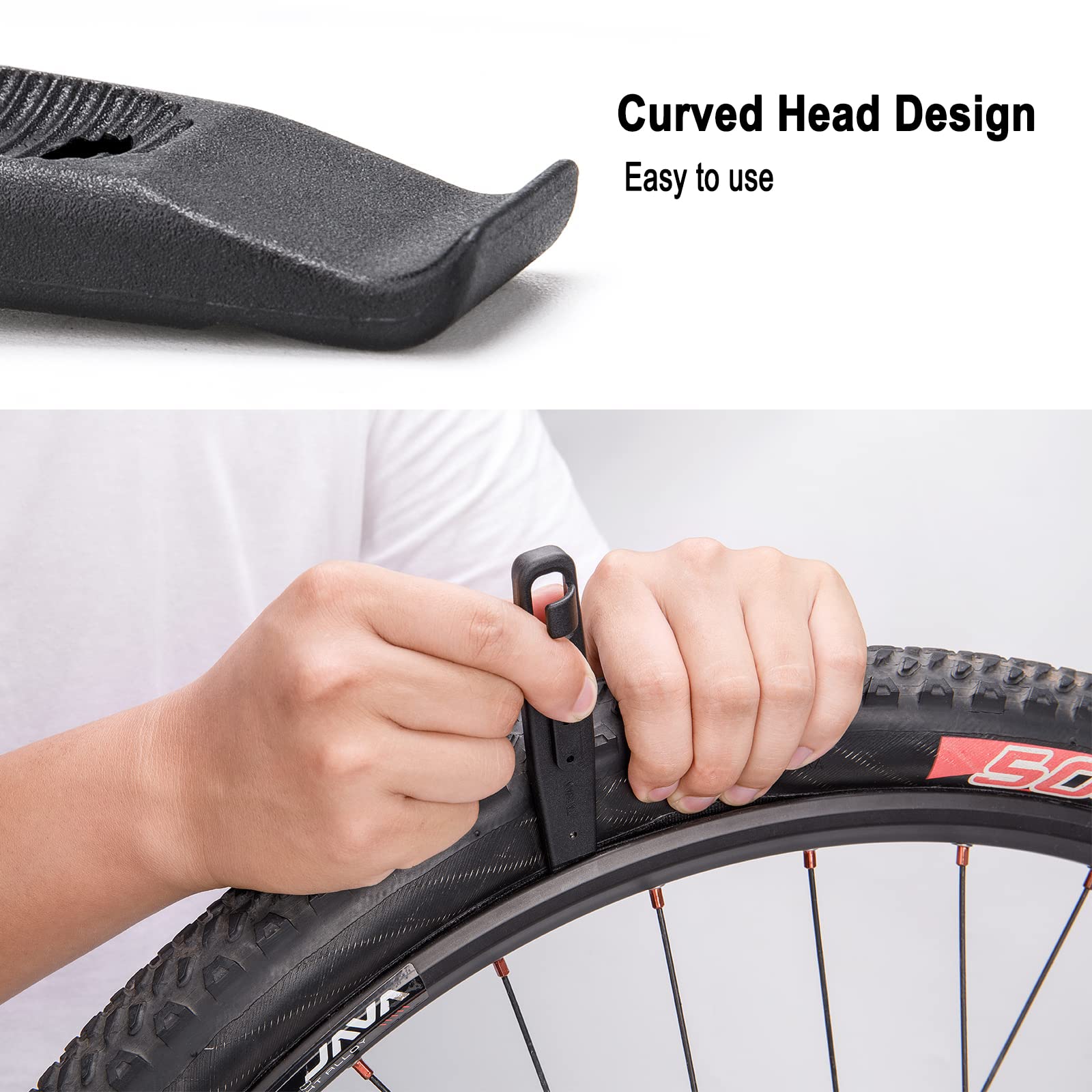 3 Pièces Demonte Pneus Velo, Démonte-Pneu En Métal, Outil De Démontage
