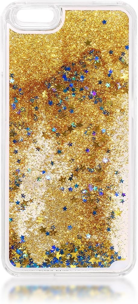 iPhone6/6S Plus case,Cool Quicksand Moving Stars Bling Glitter Floating Dynamic Flowing Case Liquid Cover for Iphone6/6S Plus (5.5")