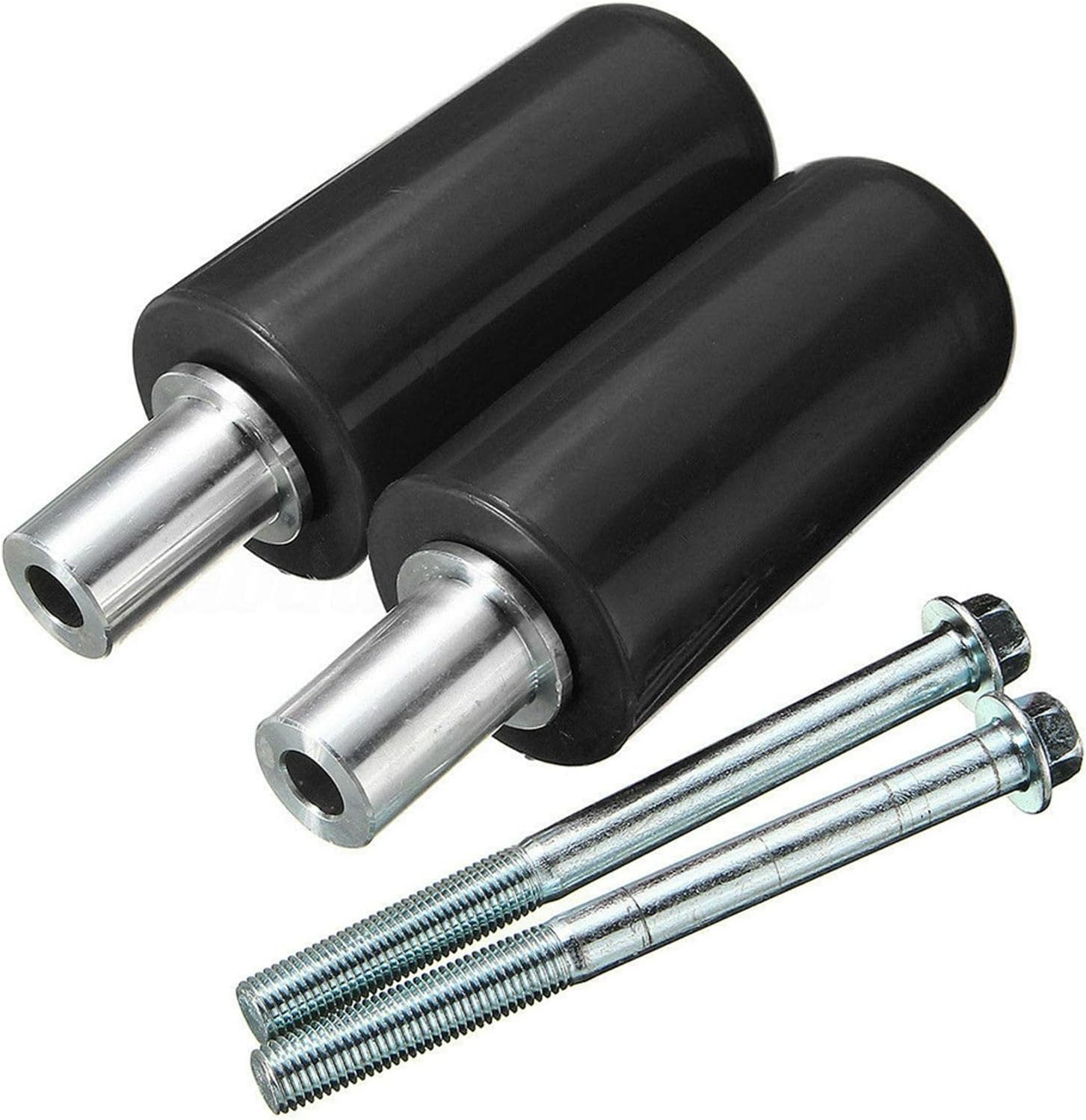 1 Pair Frame Sliders for Motorcycle Practical Anti Crash Protector Motorbike Frame Guards(Black,5 * 10cm)