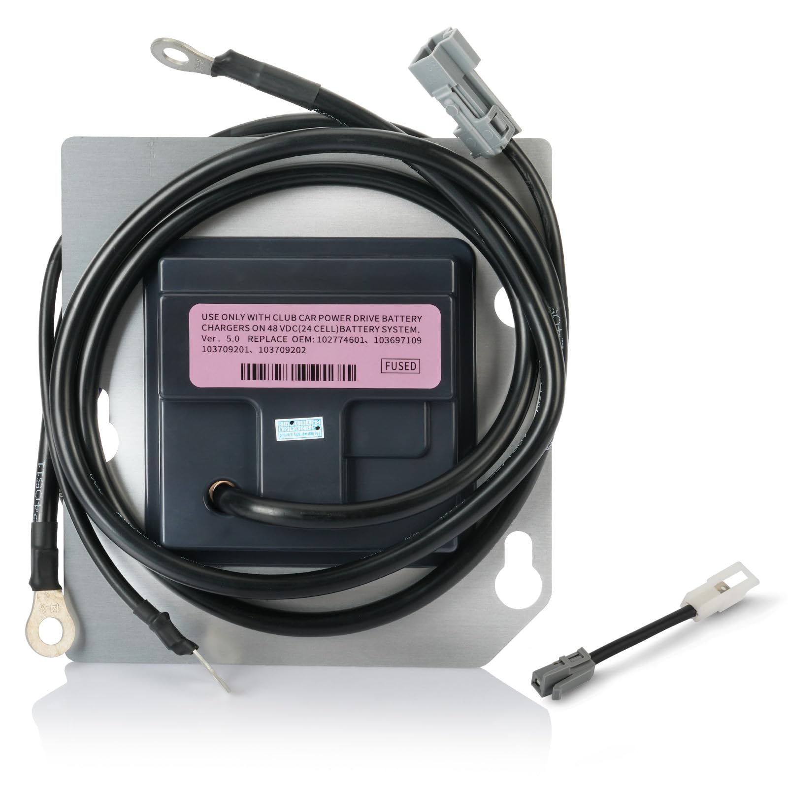 Photo 1 of CLUBRALLY Golf Cart On Board Computer OBC 48V with Square 6-Pins, Compatible with 2009-Up Club Car DS Regen II, DS IQ Villager 6 Villager 8 Golf Carts, OEM#102774601, 103709201, 101909903