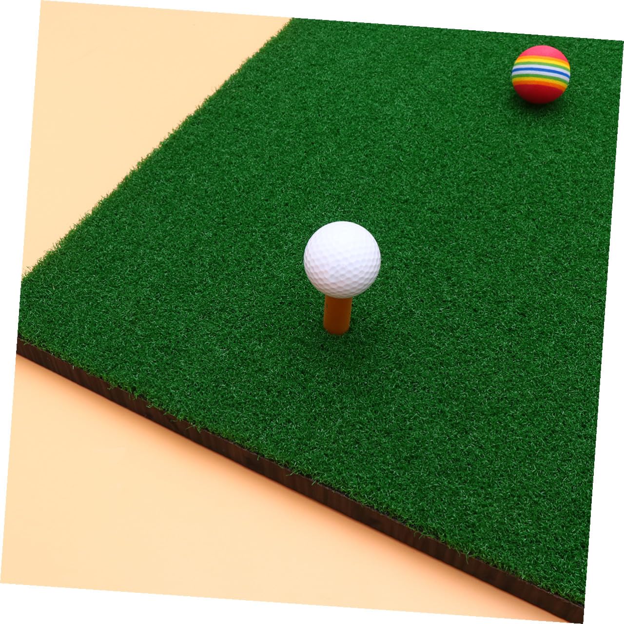 Tapete de Práctica de Golf Verde PP para Putting y Entrenamiento